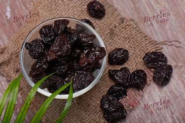 Berries And Nuts Dried Prunes-1 Kg|Rich In Fiber,Antioxidants,No Added Sugar|Pitted Prunes|California Prunes|Dried Plums